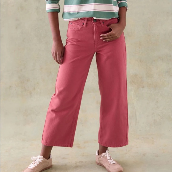 Beaufort & Blake Heaton Rose Wide-Leg Jeans UK 10/US 6 - Picture 1 of 8